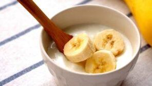 Banán maszk a ragyogásért és a ránctalan bőrért